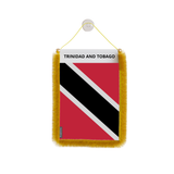 Banderín Coche Bandera Trinidad y Tobago