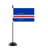 Bandera de mesa de Cabo Verde 