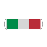 Italy Flag Scroll Banner 