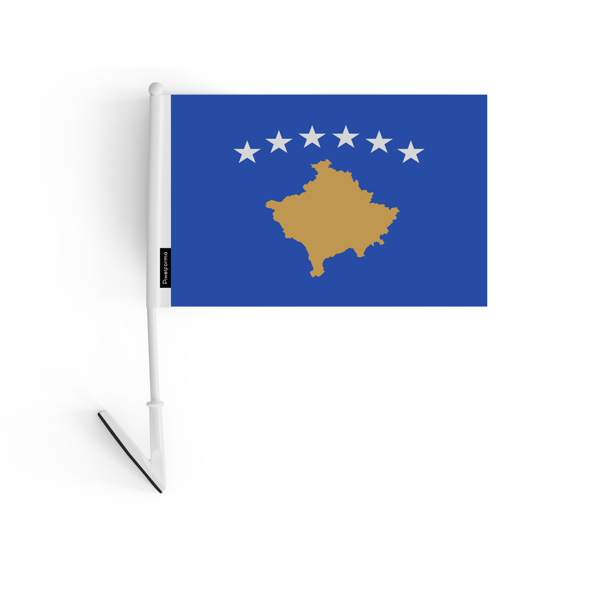 Drapeau adhésif du Kosovo