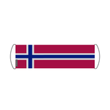 Norway Flag Scroll Banner 