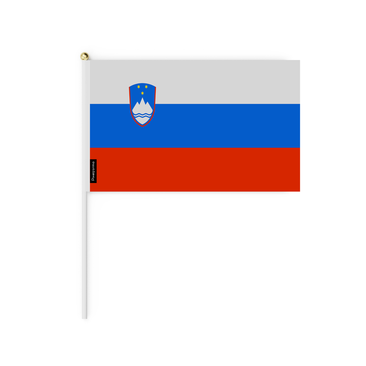 Mini Bandera de Eslovenia en varios tamaños 100% poliéster