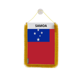 Banderín de coche con bandera de Samoa