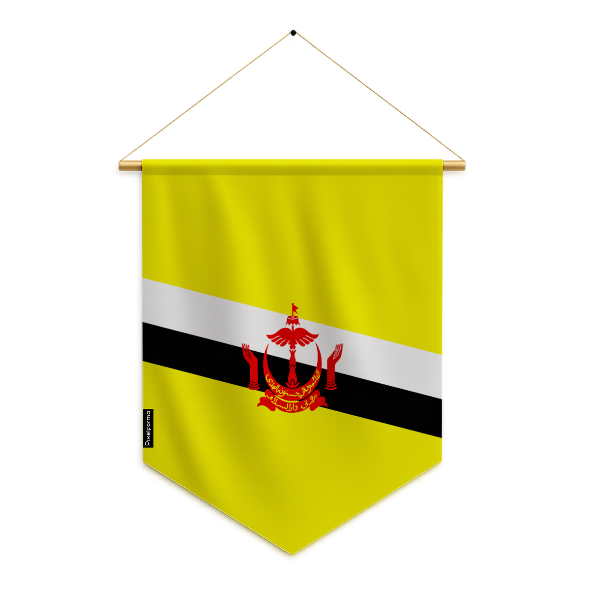 Fanion Drapeau Brunei en Polyester