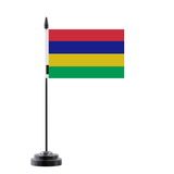 Drapeau de Table Maurice en Polyester