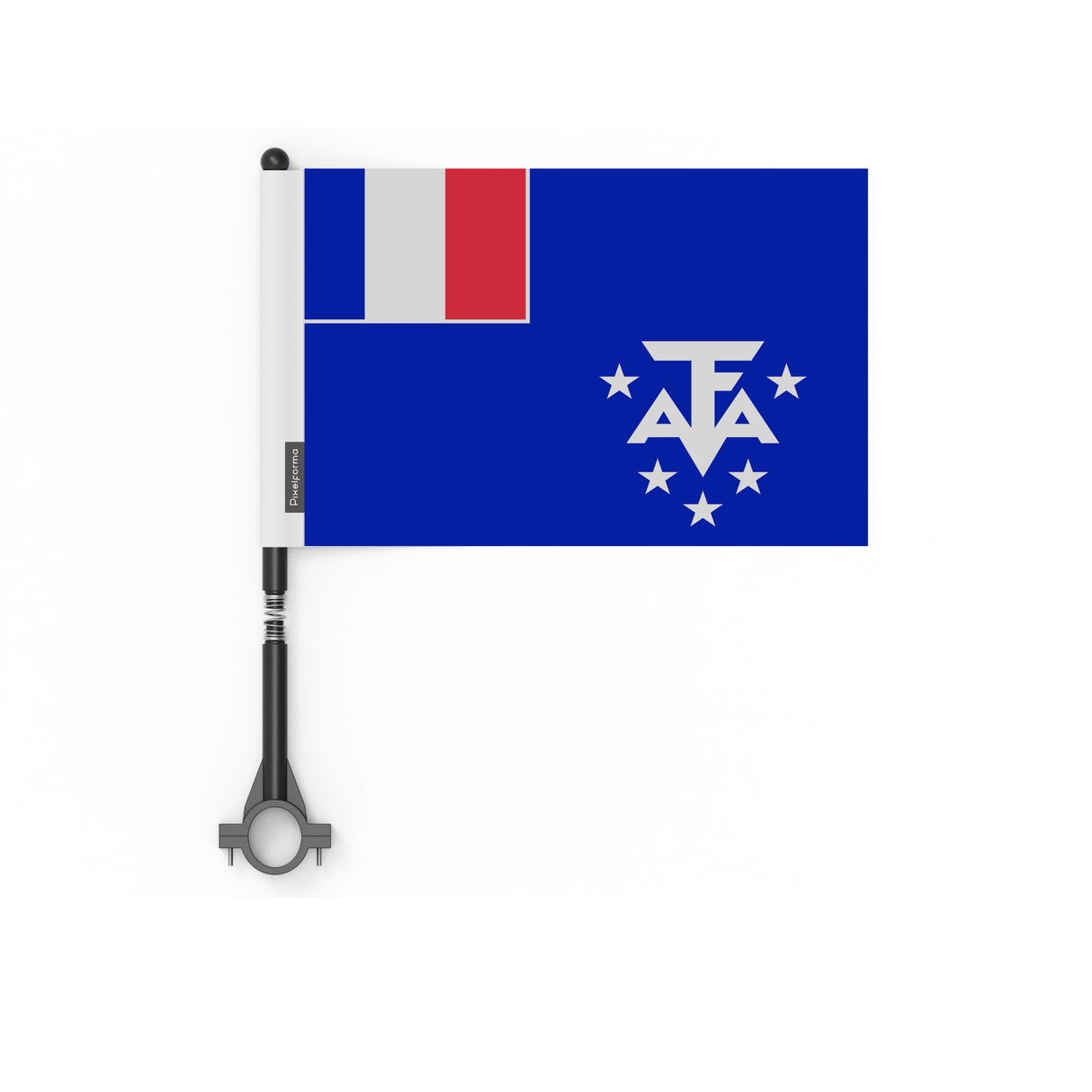 Bandera ciclista de la Antártida Francesa en poliéster