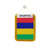 Banderín de coche con bandera de Mauricio