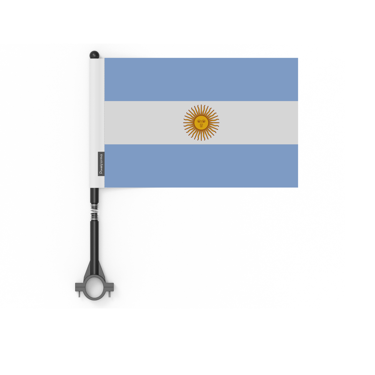 Drapeau de vélo de l'Argentine en polyester