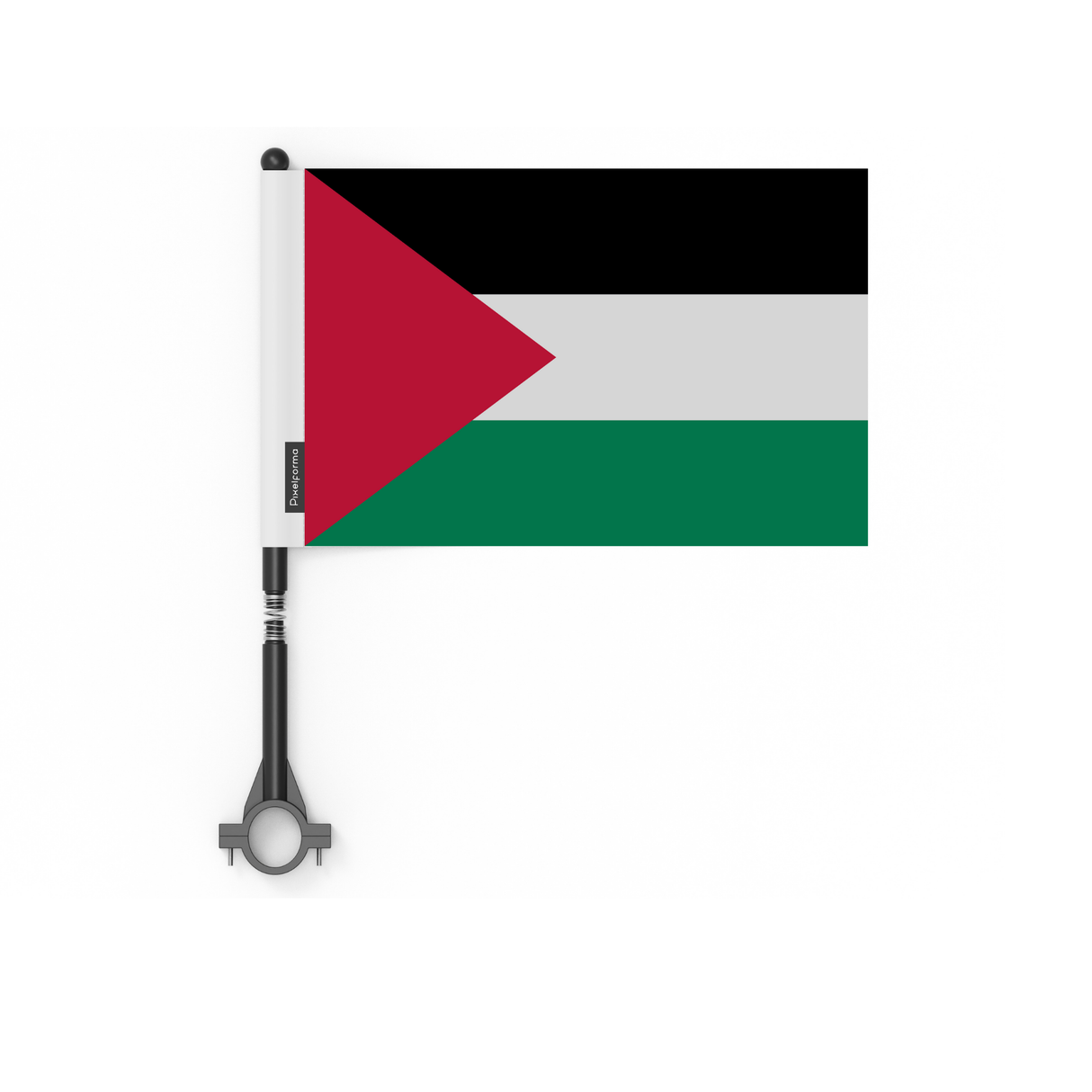 Drapeau de vélo de la Palestine en polyester