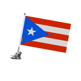 Puerto Rico Flag Suction Cup Pole