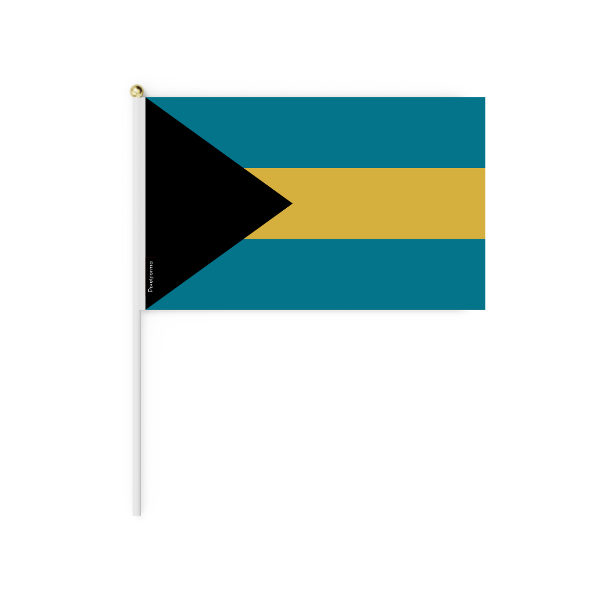 Mini Bahamas flag in various sizes 100% polyester