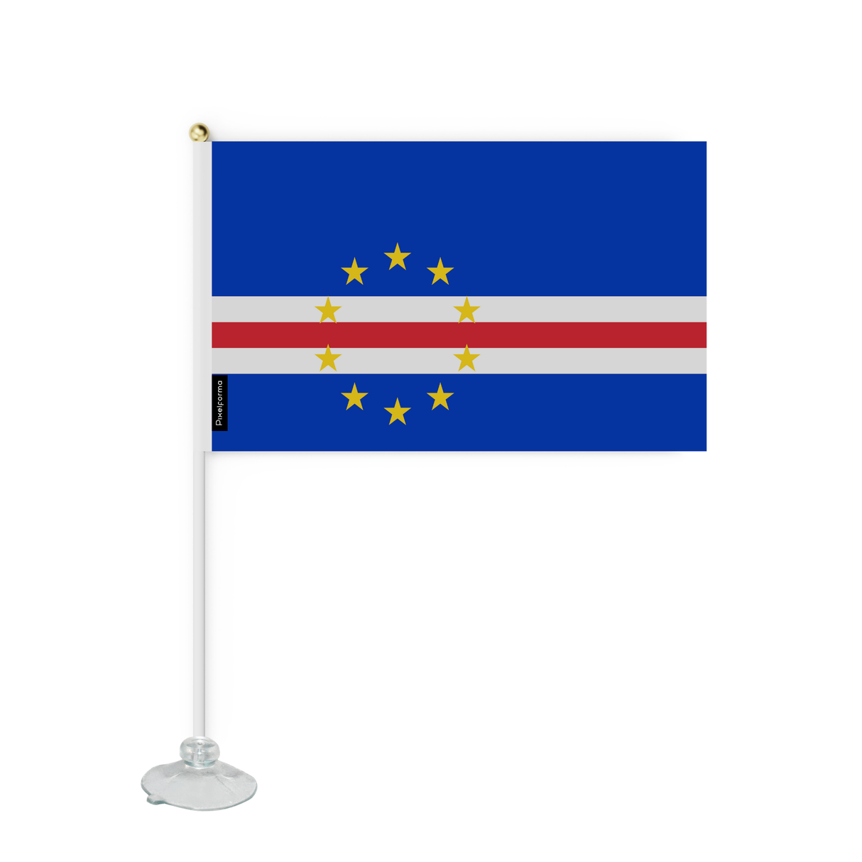 Mini bandera ventosa Bandera de Cabo Verde