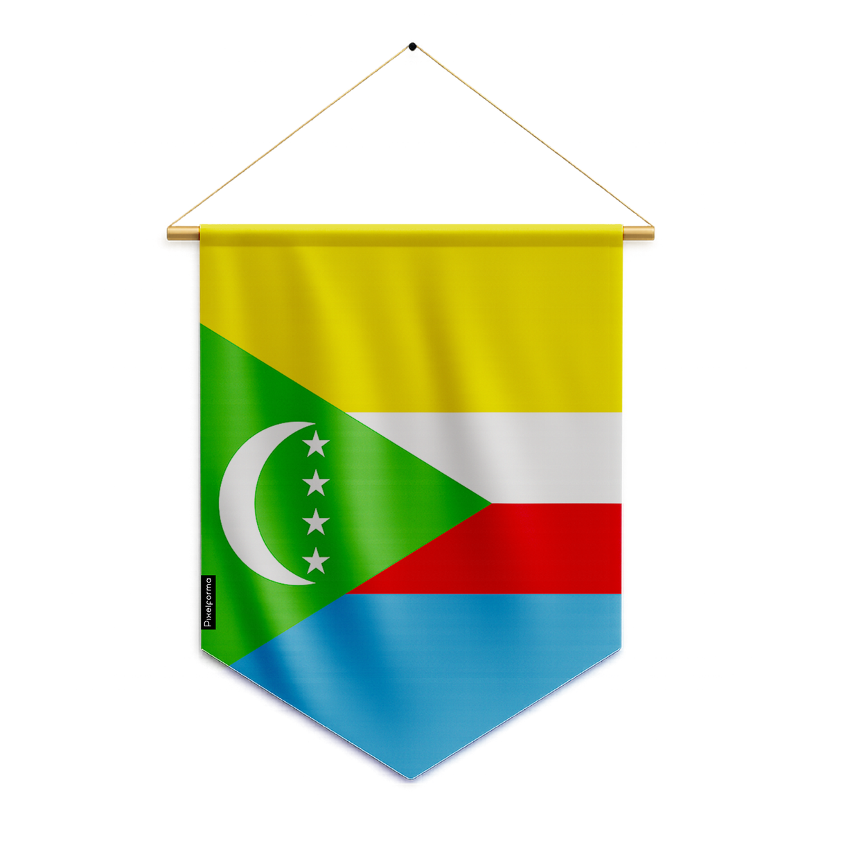 Fanion Drapeau Comores en Polyester