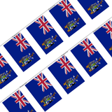 South Georgia and the South Sandwich Islands Flag Garland in Multiple Sizes