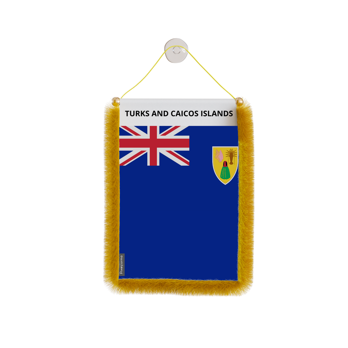 Banderín para Coche Bandera Islas Turcas y Caicos