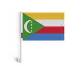 Drapeau voiture des Comores en polyester