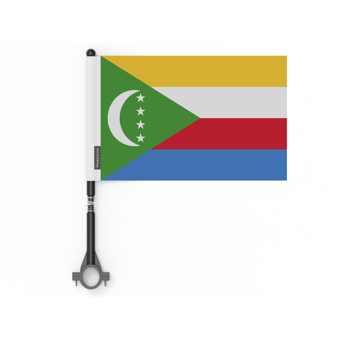 Drapeau de vélo des Comores en polyester