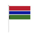 Mini Bandera de Gambia en varios tamaños 100% poliéster