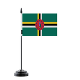 Dominica Table Flag 