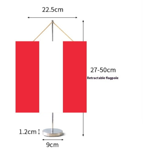 Fanion Table Drapeau l'Autriche en Polyester