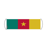 Cameroon Flag Scroll Banner 