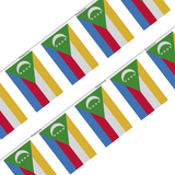 Guirlande Drapeau Comores en Polyester