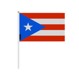 Mini Bandera de Puerto Rico en varios tamaños 100% Poliéster