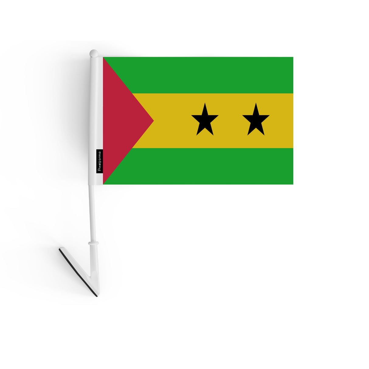 Drapeau adhésif de Sao Tomé-et-Principe