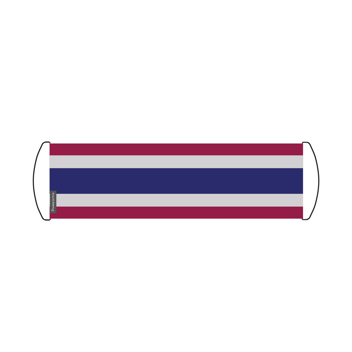 Thailand Flag Scroll Banner 