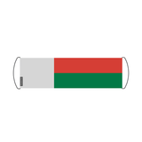 Madagascar Flag Scroll Banner 