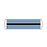 Botswana flag scroll banner 