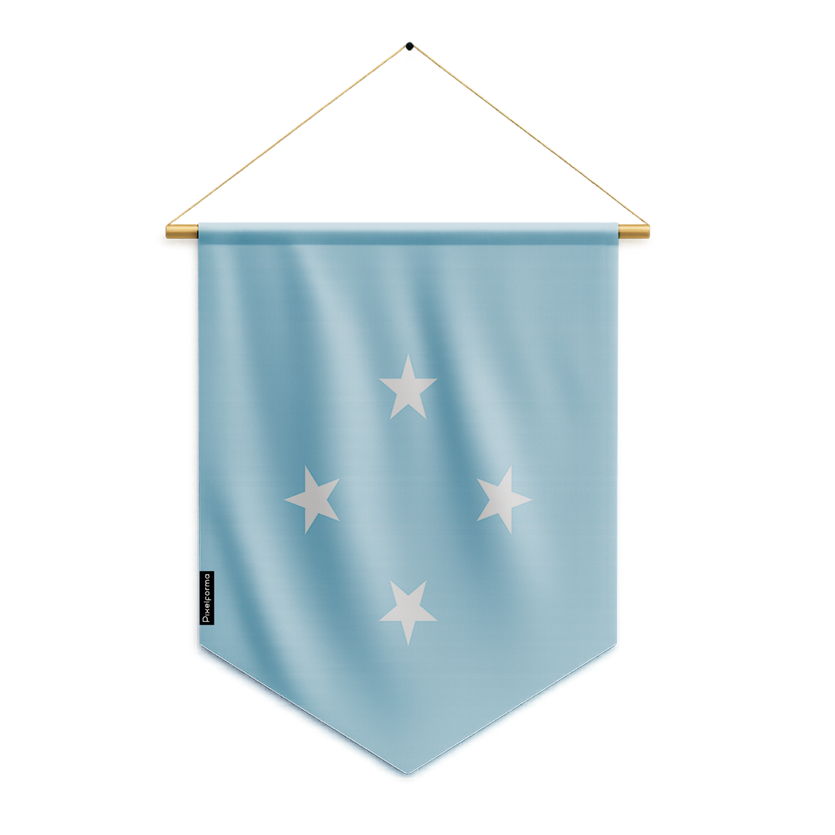Fanion Drapeau États fédérés de Micronésie en Polyester