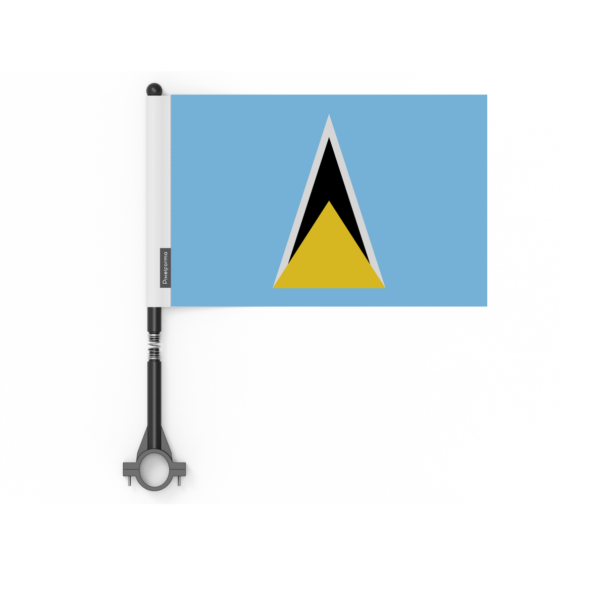 Saint Lucia Polyester Bike Flag