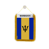 Fanion Voiture Drapeau Barbade