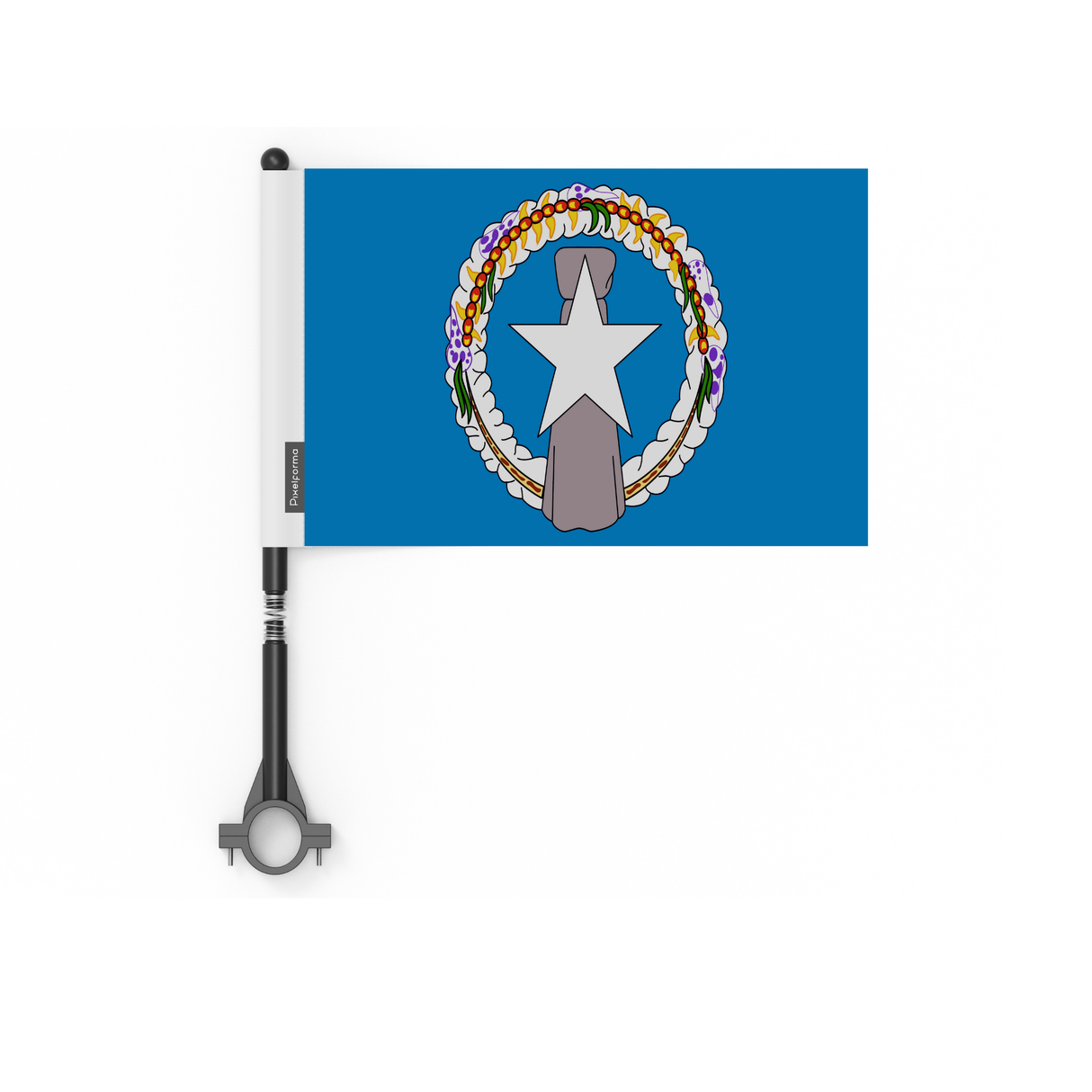 Polyester Northern Mariana Islands Bicycle Flag