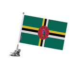 Dominica Flag Suction Cup Pole