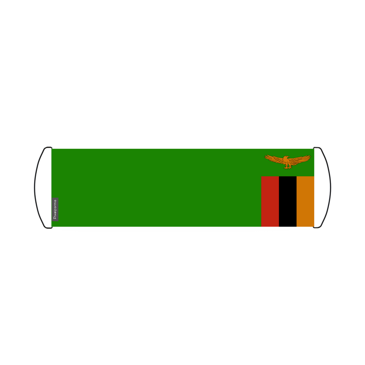 Scroll Banner Flag of Zambia 