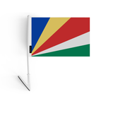 Drapeau adhésif des Seychelles