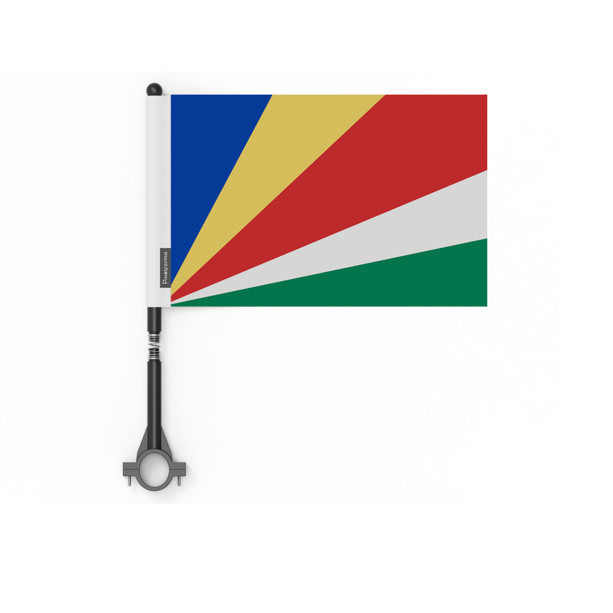 Bandera de bicicleta de poliéster Seychelles