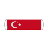 Scrolling Banner Flag of Turkey 