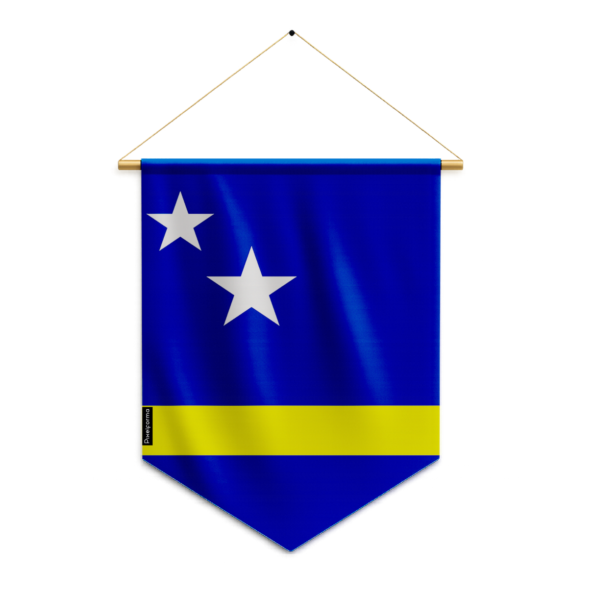 Fanion Drapeau Curaçao en Polyester