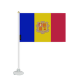 Mini flag suction cup Flag of Andorra