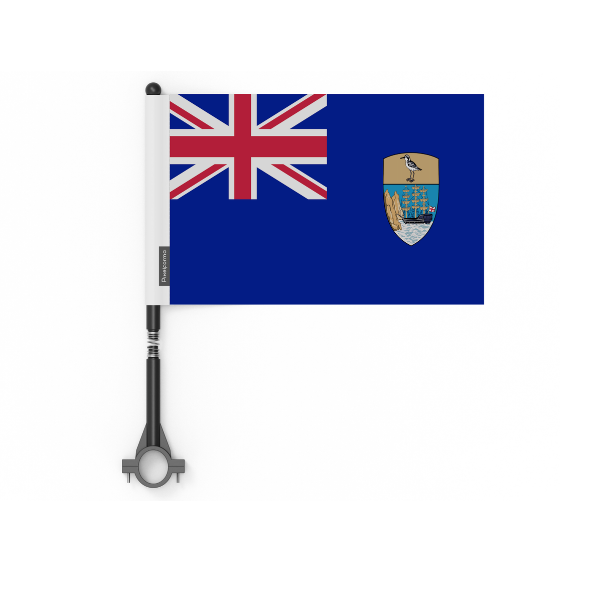 Drapeau de vélo de Sainte-Hélène, Ascension et Tristan da Cunha en polyester