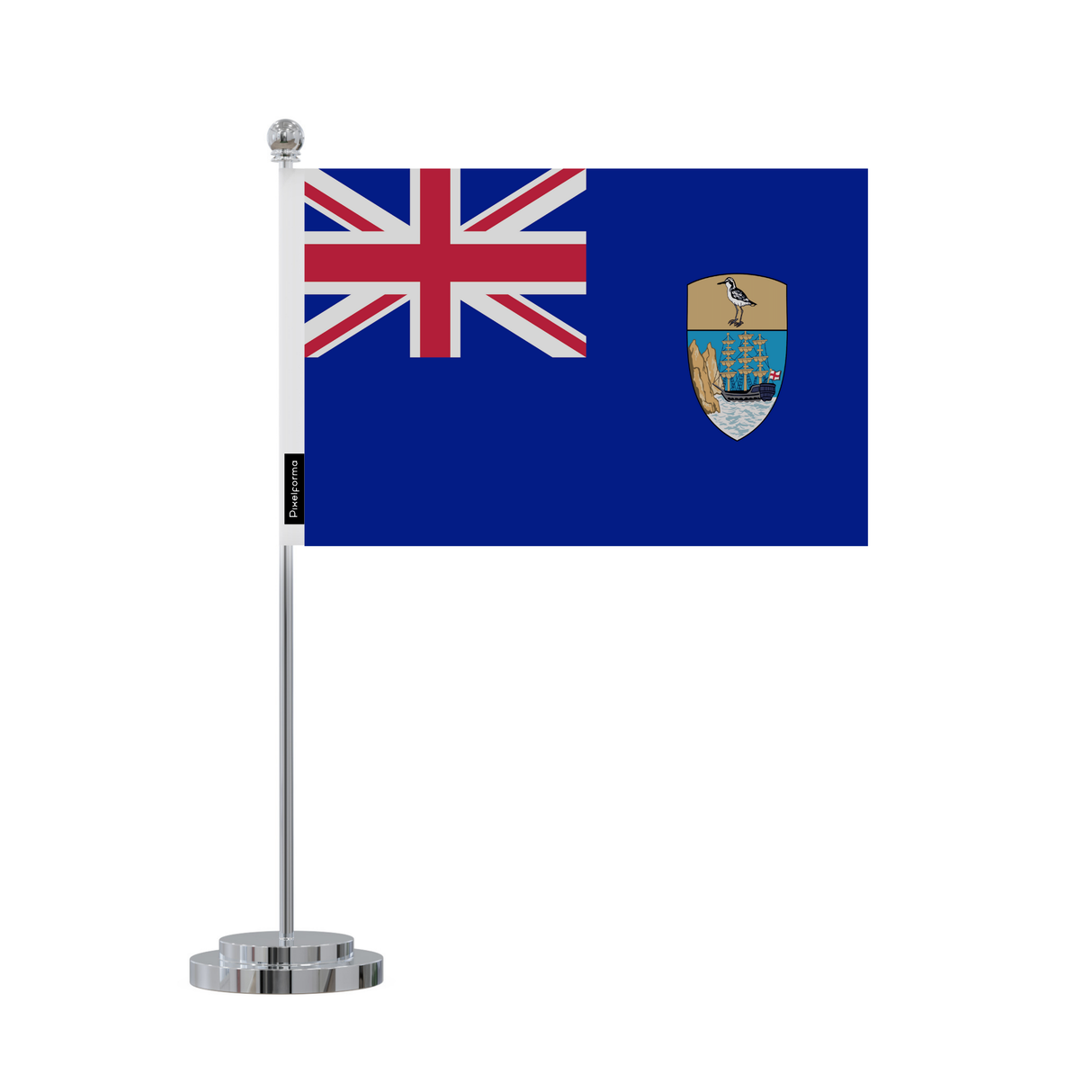 Drapeau bureau de Sainte-Hélène, Ascension et Tristan da Cunha