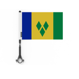 Drapeau Vélo Saint-Vincent-et-les-Grenadines en Polyester