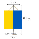 Fanion Table Drapeau Ukraine en Polyester