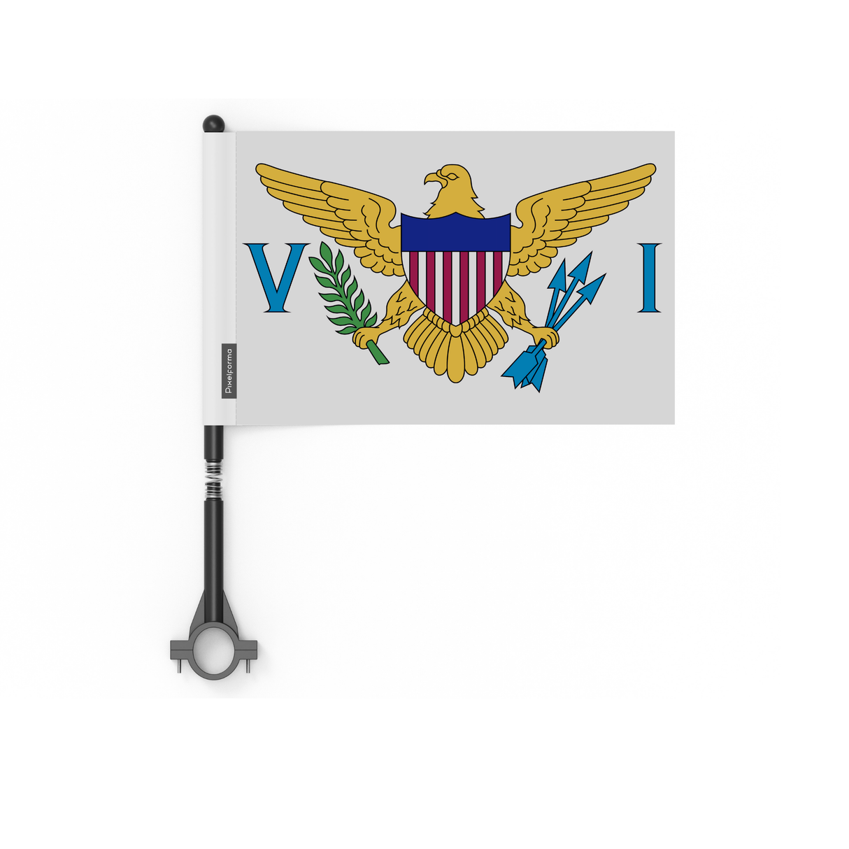 US Virgin Islands Polyester Bicycle Flag