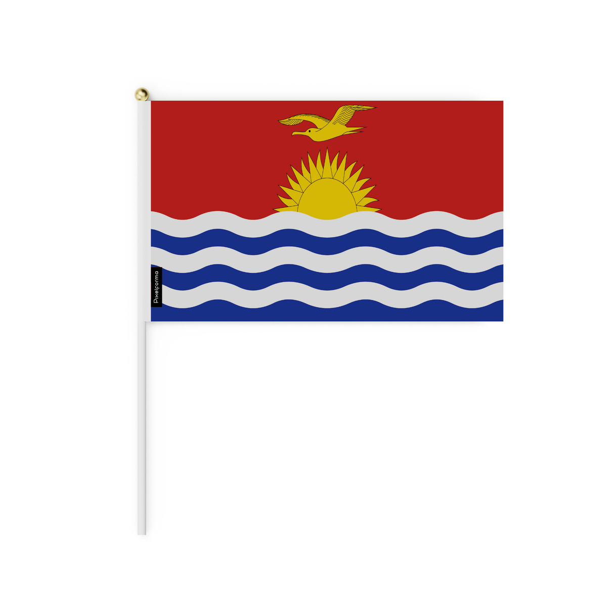 Mini Bandera de Kiribati en varios tamaños 100% Poliéster