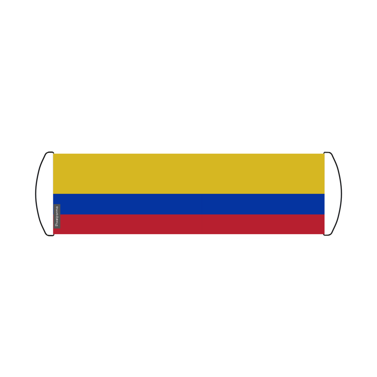 Colombia flag scroll banner 