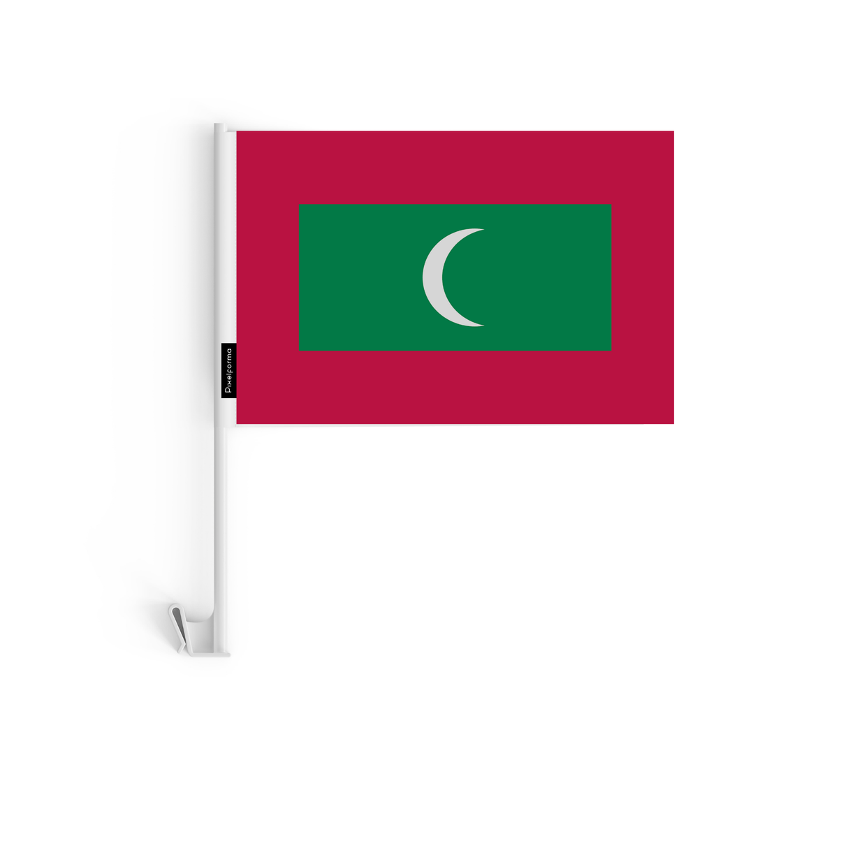 Drapeau voiture des Maldives en polyester